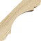 Ekena Millwork 6"W x 8"D x 8"H Olympic Rough Sawn Knee Brace, Douglas Fir BRC06X08X08OLY00RDF - alternate 4